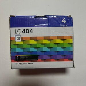 4 Pack LC404 Ink for Brother MFC-J1215W MFC-J1205W